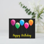 Happy birthday postcards briefkaart (Staand voorkant)