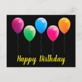 Happy birthday postcards briefkaart (Voorkant)