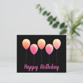 Happy birthday postcards briefkaart (Staand voorkant)