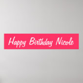 Happy Birthday Poster (Voorkant)