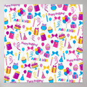 Happy Birthday Poster (Voorkant)