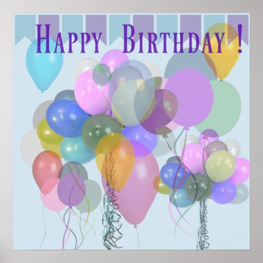 Happy Birthday Poster (Voorkant)