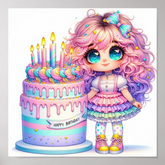 Happy Birthday Poster (Voorkant)