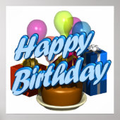 Happy Birthday Poster (Voorkant)