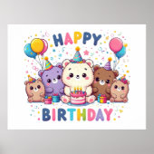 Happy Birthday Poster (Voorkant)