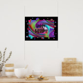 Happy Birthday Poster (Keuken)