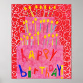 Happy Birthday Poster (Voorkant)