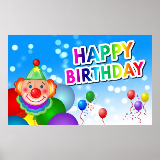 Happy Birthday Poster (Voorkant)