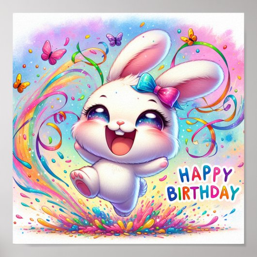 Happy Birthday Poster (Voorkant)