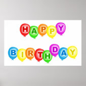 Happy Birthday Poster (Voorkant)