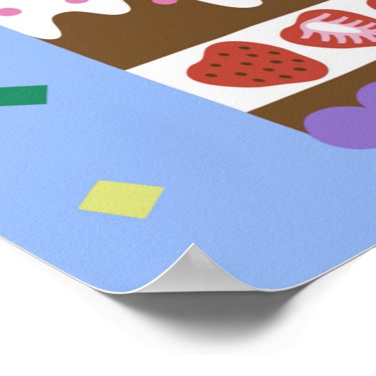 HAPPY BIRTHDAY-Poster Poster (Hoek)