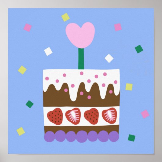 HAPPY BIRTHDAY-Poster Poster (Voorkant)