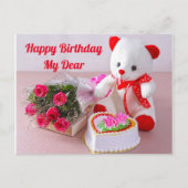 Happy Birthday-postkaart Briefkaart (Voorkant)