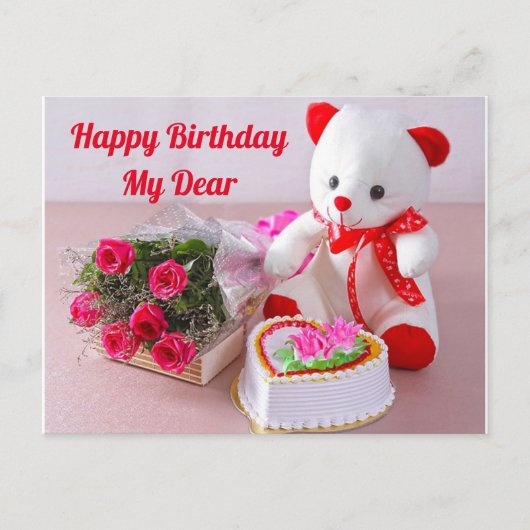 Happy Birthday-postkaart Briefkaart (Voorkant)