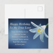 Happy Birthday-postkaart Briefkaart (Voorkant / Achterkant)