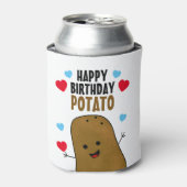 Happy Birthday Potato Blikjeskoeler (Blikje Voorkant)