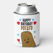 Happy Birthday Potato Blikjeskoeler (Blikje Achterkant)