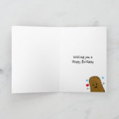 Happy Birthday Potato Kaart (Binnen)