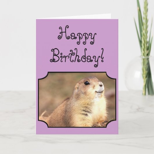 Happy Birthday Prairie wenskaart Kaart (Voorkant)