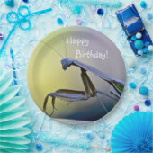 Happy Birthday Praying Mantis Papieren Bordje (Feest)
