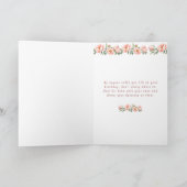 Happy Birthday Pretty Pink Peonies & Roses Kaart (Binnen)