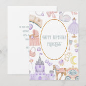 Happy Birthday Princess Baby Girl (Voorkant / Achterkant)