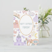 Happy Birthday Princess Baby Girl (Staand voorkant)