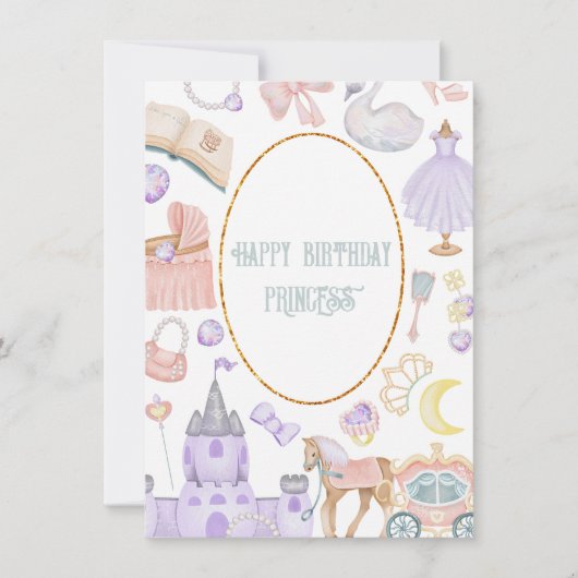 Happy Birthday Princess Baby Girl (Voorkant)