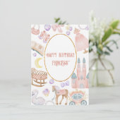 Happy Birthday Princess Baby Girl (Staand voorkant)