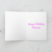Happy Birthday Princess Kaart (Binnen)