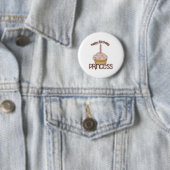 Happy Birthday Princess Ronde Button 5,7 Cm (In situ)