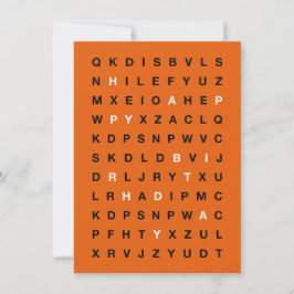 Happy Birthday Printable Card – Minimal Design Kaart