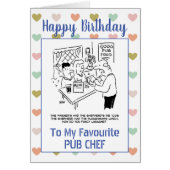Happy Birthday Pub Chef (Voorkant)