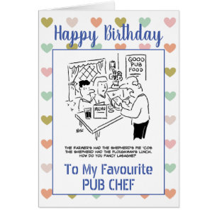 Happy Birthday Pub Chef