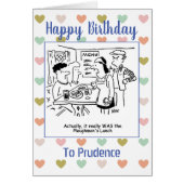 Happy Birthday Pub Food Lover (Voorkant)