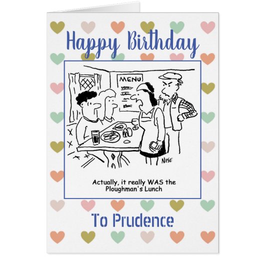 Happy Birthday Pub Food Lover (Voorkant)