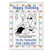 Happy Birthday Pub Landlady (Voorkant)