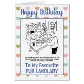 Happy Birthday Pub Landlady (Voorkant)