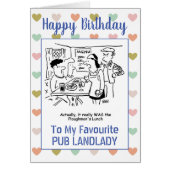 Happy Birthday Pub Landlady (Voorkant)