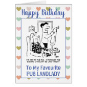 Happy Birthday Pub Landlady (Voorkant)