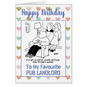 Happy Birthday Pub Landlord (Voorkant)