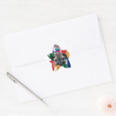 Happy birthday Pug dog Stickers (Envelop)