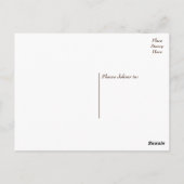 Happy Birthday Pug Puppy Dog Bruin Briefkaart (Achterkant)