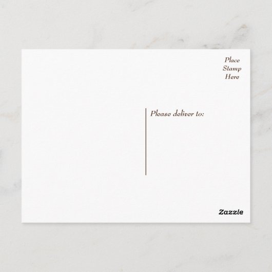 Happy Birthday Pug Puppy Dog Bruin Briefkaart (Achterkant)