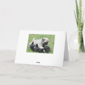 Happy Birthday Pug Puppy Dog Wenskaart Kaart (Achterkant)