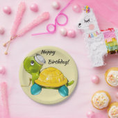 Happy Birthday Pull Speelgoed Turtle Paper Bord (Feest)