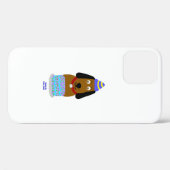 Happy Birthday Pup Apple iPhone 12 Hoesje (Achterkant (horizontaal))
