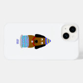 Happy Birthday Pup Apple iPhone 14 Hoesje (Achterkant (horizontaal))