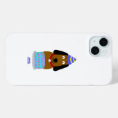 Happy Birthday Pup Apple iPhone 15 Plus Hoesje (Achterkant (horizontaal))