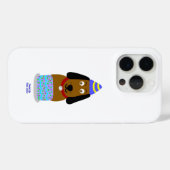 Happy Birthday Pup Apple iPhone 15 Pro Hoesje (Achterkant (horizontaal))